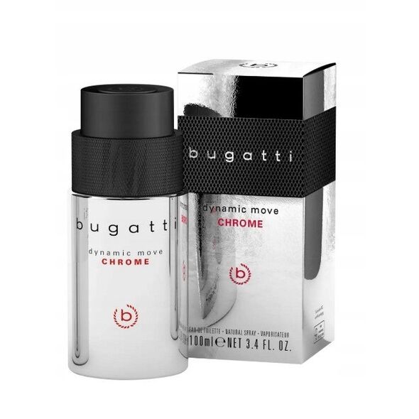 BUGATTI Dynamic Move Chrome Eau de Toilette για άνδρες 100 ml