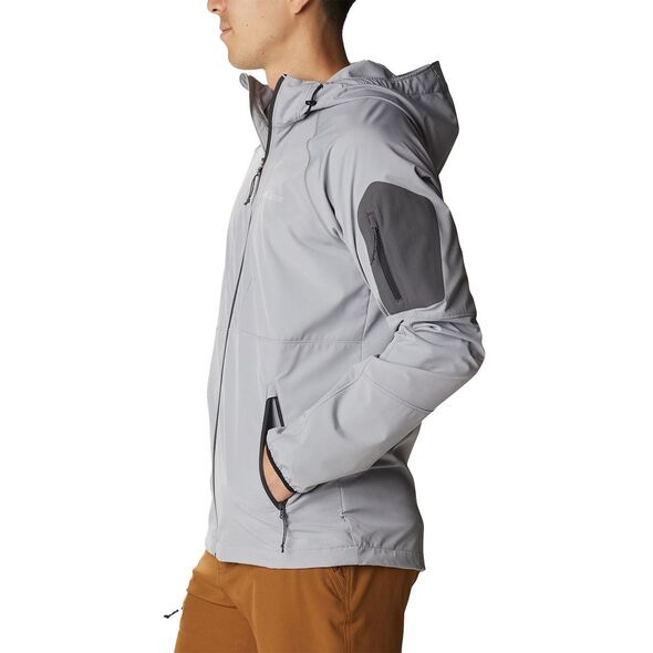 Μπουφάν Softshell με Κουκούλα Columbia Tall Heights 1975591039 γκρι XL