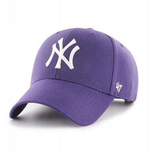 47 Brand MLB New York Yankees MVP Καπέλο B-MVPSP17WBP-PP Μωβ Ένα μέγεθος