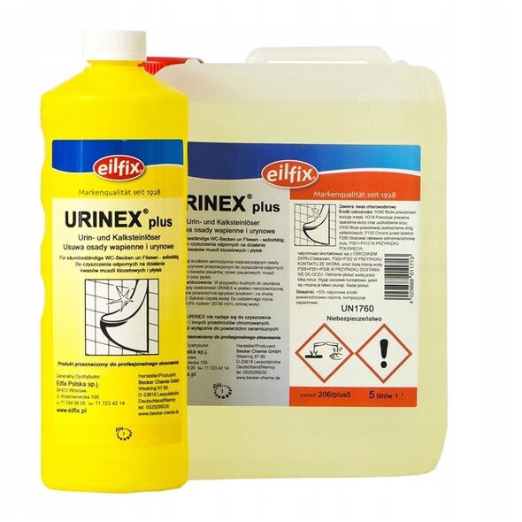 Eilfix Urinex Plus - Όξινο καθαριστικό για τον καθαρισμό των ειδών υγιεινής - 1 L