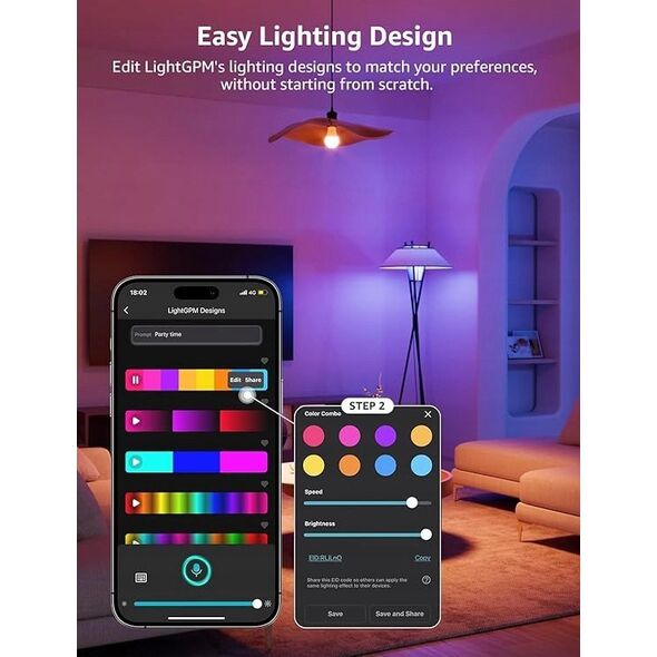 Lepro B1 AI Smart Bulb E27 - inteligenta żarówka E27