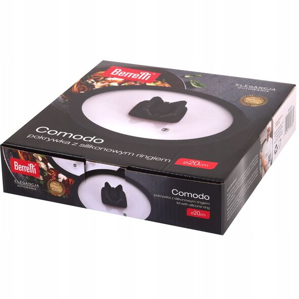 ΓΥΑΛΙΝΟ ΚΑΠΑΚΙ COMODO 20CM BR-8839