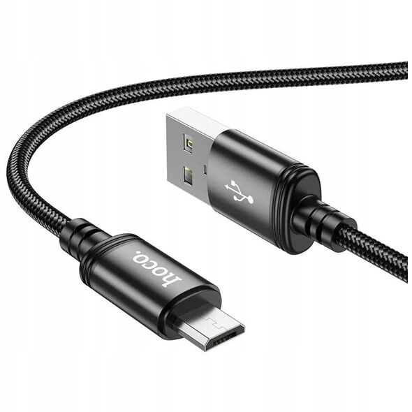 Καλώδιο USB A σε Micro USB HOCO 2,4A 1 m X89 μαύρο