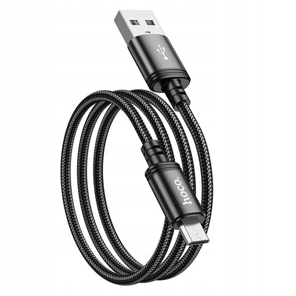 Καλώδιο USB A σε Micro USB HOCO 2,4A 1 m X89 μαύρο