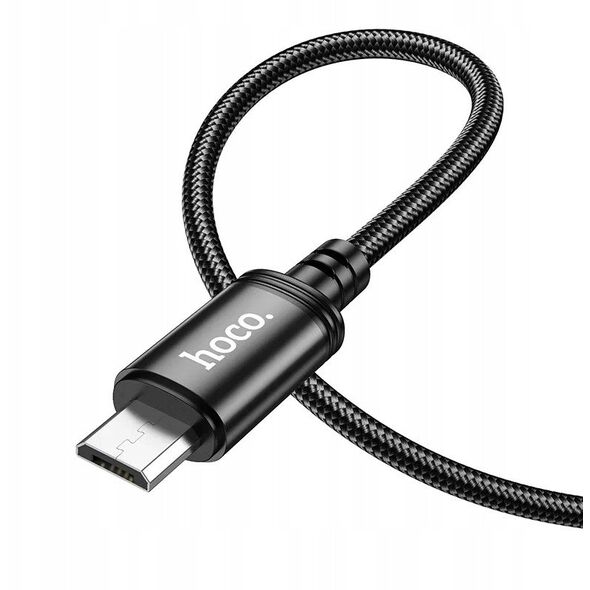 Καλώδιο USB A σε Micro USB HOCO 2,4A 1 m X89 μαύρο