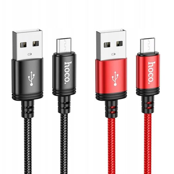Καλώδιο USB A σε Micro USB HOCO 2,4A 1 m X89 μαύρο