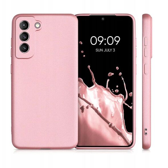 Θήκη METALLIC για SAMSUNG S24 FE ροζ
