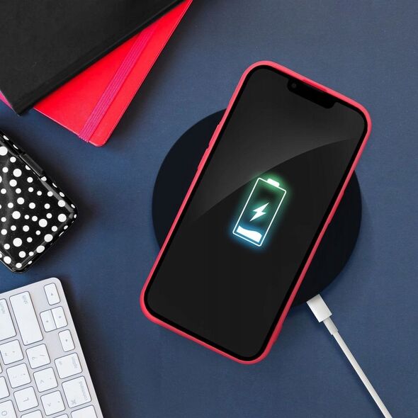 Θήκη σιλικόνης για XIAOMI Redmi 14C ροδακινί