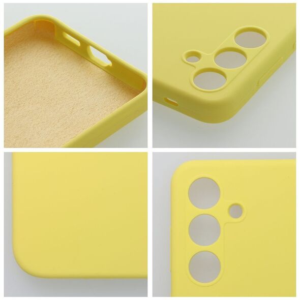 Θήκη SILICONE 2mm για SAMSUNG A36 5G κίτρινο