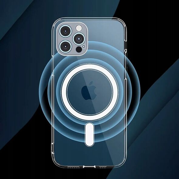 Διαφανής θήκη CLEAR MAG COVER (MID) συμβατή με MagSafe για SAMSUNG A56