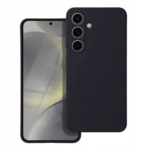 Θήκη SILICONE MAG COVER συμβατή με MagSafe για SAMSUNG A26 μαύρο