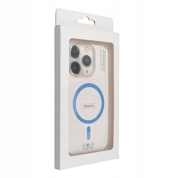 Drop Glue Colorful Ring Mag Cover συμβατό με MagSafe ταιριάζει με SAMSUNG A26 ανοιχτό μπλε