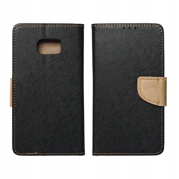 Θήκη FANCY Book για SAMSUNG A56 μαύρο χρυσό
