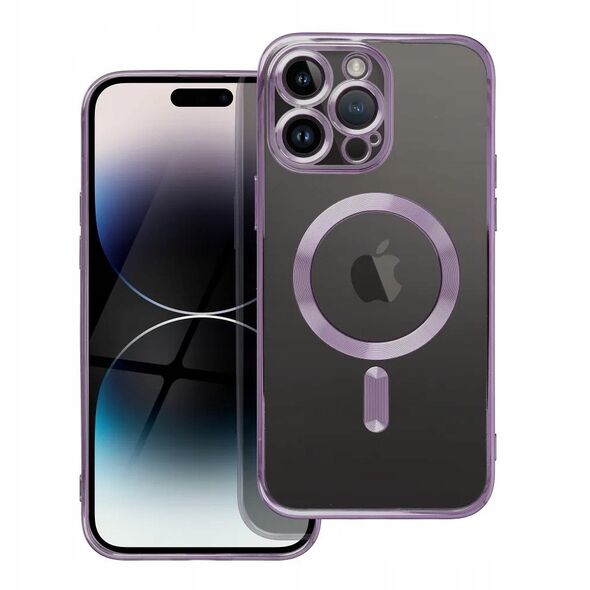 Θήκη ELECTRO MAG COVER συμβατή με MagSafe για IPHONE SE 2025 μωβ