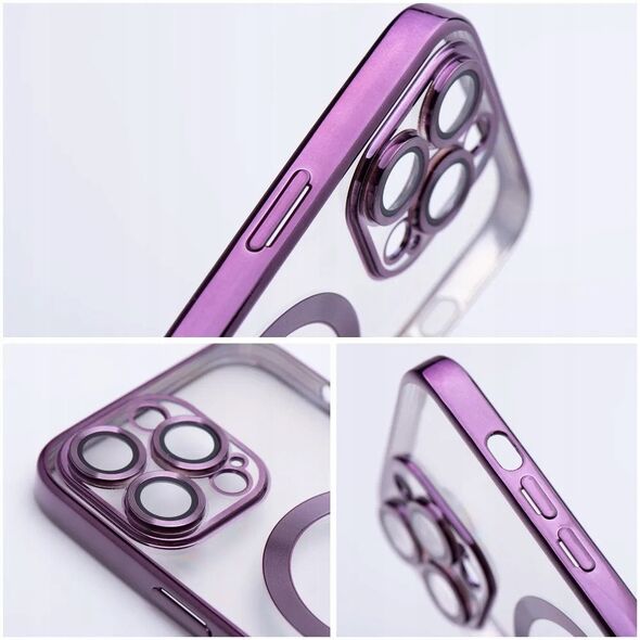 Θήκη ELECTRO MAG COVER συμβατή με MagSafe για IPHONE SE 2025 μωβ