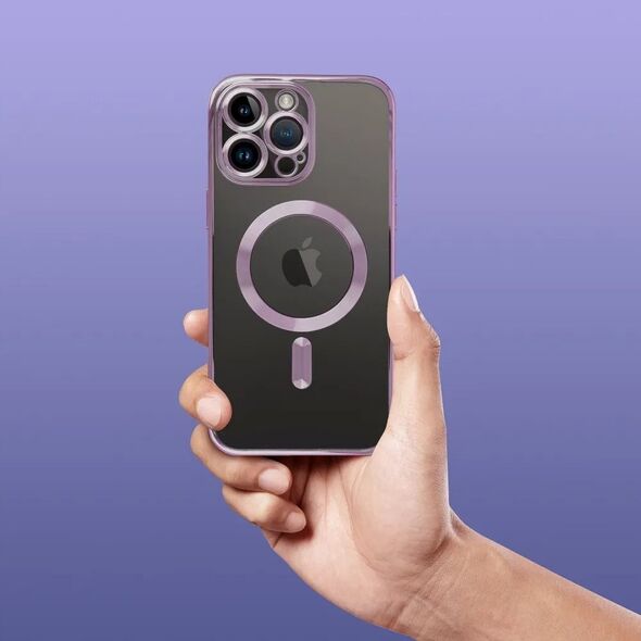 Θήκη ELECTRO MAG COVER συμβατή με MagSafe για IPHONE SE 2025 μωβ