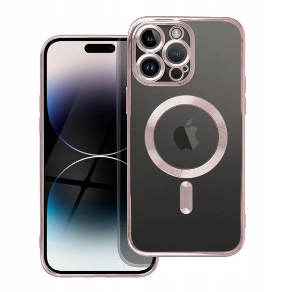 Θήκη ELECTRO MAG COVER συμβατή με MagSafe για IPHONE SE 2025 ροζ