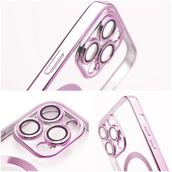 Θήκη ELECTRO MAG COVER συμβατή με MagSafe για IPHONE SE 2025 ροζ
