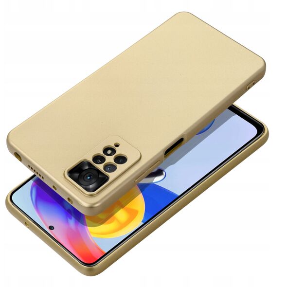 Θήκη METALLIC για XIAOMI Redmi NOTE 14 5G χρυσό