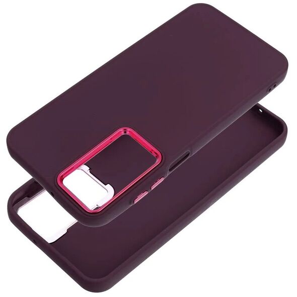 Θήκη FRAME για XIAOMI Redmi Note 14 4G (GLOBAL - 164,84mm x 78,15mm x 8,16mm) μωβ