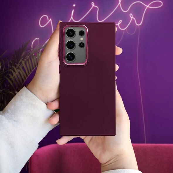Θήκη FRAME για XIAOMI Redmi Note 14 4G (GLOBAL - 164,84mm x 78,15mm x 8,16mm) μωβ