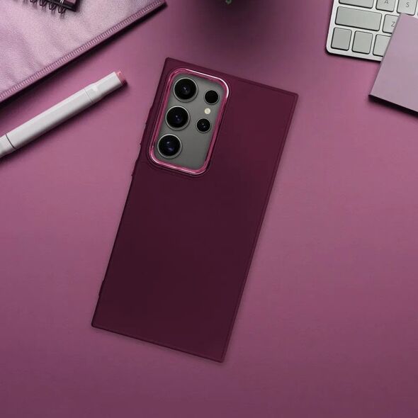 Θήκη FRAME για XIAOMI Redmi Note 14 4G (GLOBAL - 164,84mm x 78,15mm x 8,16mm) μωβ