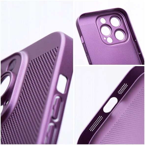 Θήκη BREEZY για XIAOMI Redmi Note 14 4G (GLOBAL - 164,84mm x 78,15mm x 8,16mm) μωβ