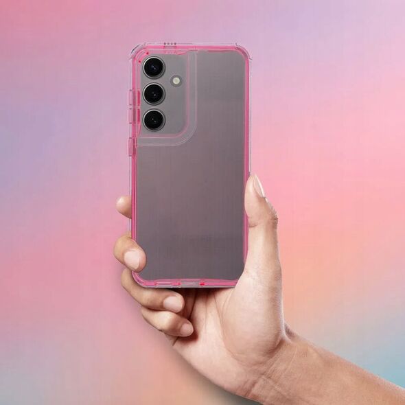 Θήκη MATRIX CLEAR για XIAOMI Redmi Note 14 4G (GLOBAL - 164,84mm x 78,15mm x 8,16mm) ροζ πούδρας