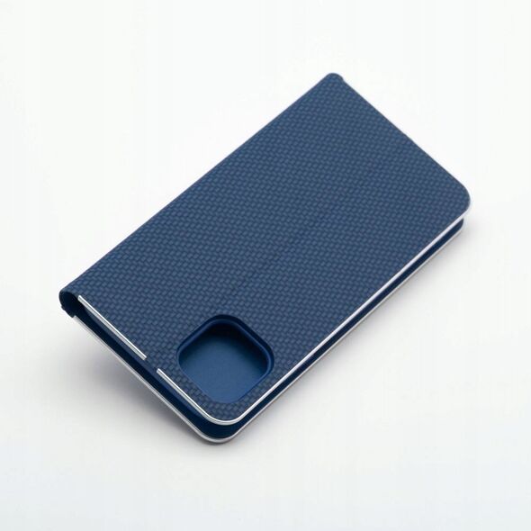 Θήκη LUNA Book Carbon για το IPHONE 16e (SE 4 2025) μπλε