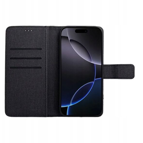 Θήκη GOMMA Book για IPHONE 16e (SE 4 2025) μαύρο