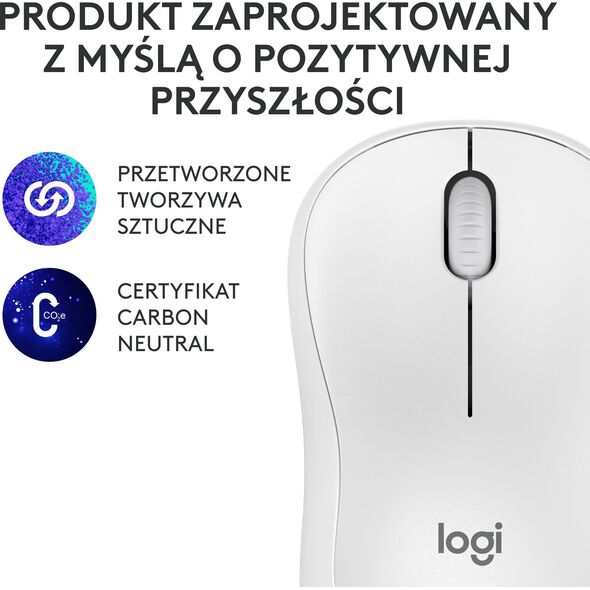 Mysz Logitech M240 Silent biała (910-007120)
