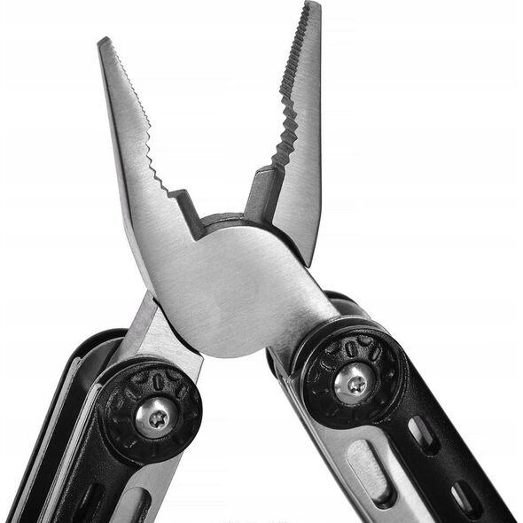 Azymut Multitool AZYMUT Turon - 10 narzędzi + karabińczyk +kabura do pasa (H-P224108)