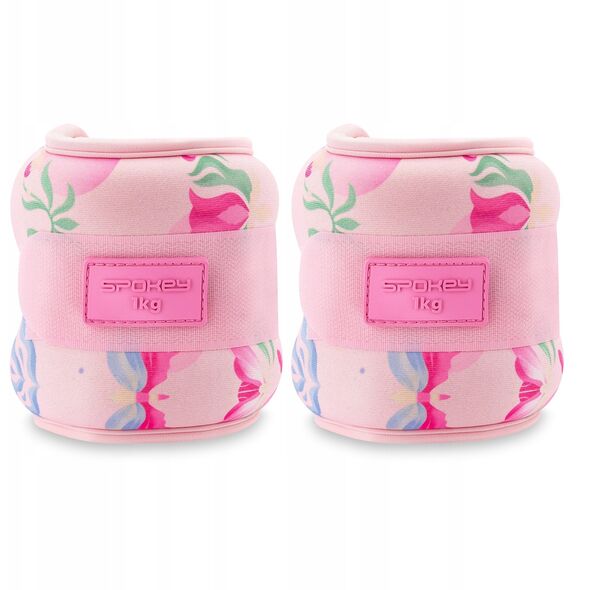 Obciążenia na kostki i nadgarstki 2x 1 kg Spokey THE BLOOM FORM