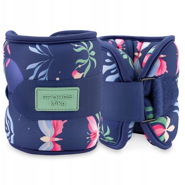 Obciążenia na kostki i nadgarstki 2x 1,5 kg Spokey THE BLOOM FORM