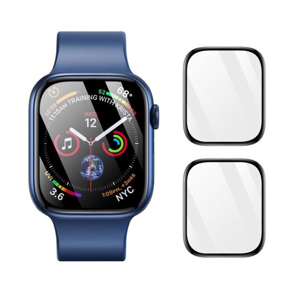 Tempered Glass Dux Ducis Apple Watch Series 7/ 8/ 9 41mm Μαύρο (2 pcs) 6934913023136 6934913023136 έως και 12 άτοκες δόσεις