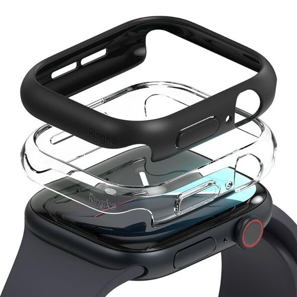 Θήκη PC Ringke Slim Apple Watch 10 46mm Διάφανο & Μαύρο (2 τεμ.) 8800274964020 8800274964020 έως και 12 άτοκες δόσεις