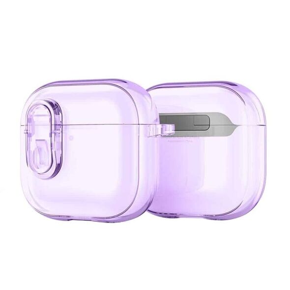 Θήκη TPU & PC Dux Ducis PECL Apple AirPods 4 με Γάντζο Μωβ 6971824160512 6971824160512 έως και 12 άτοκες δόσεις