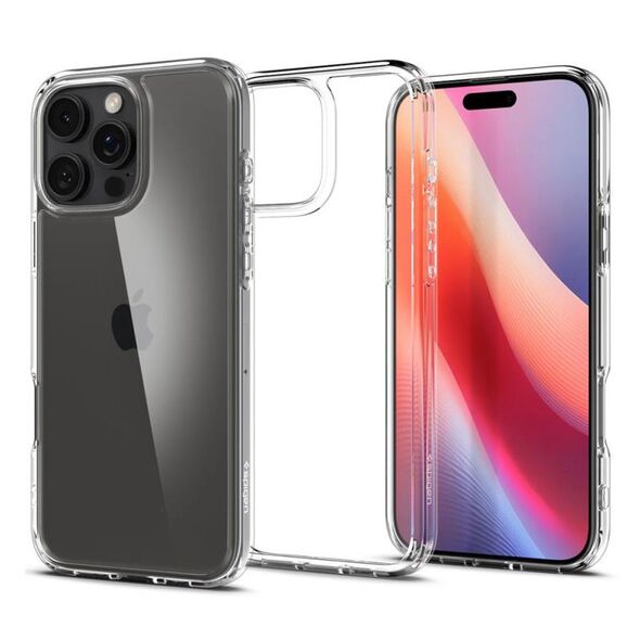 Θήκη TPU & PC Spigen Ultra Hybrid Apple iPhone 16 Pro Διάφανο 8809971230339 8809971230339 έως και 12 άτοκες δόσεις