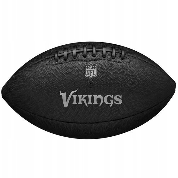 Wilson NFL Team Metallic Premiere Minnesota Vikings Ball WF4015821XB Czarne 9