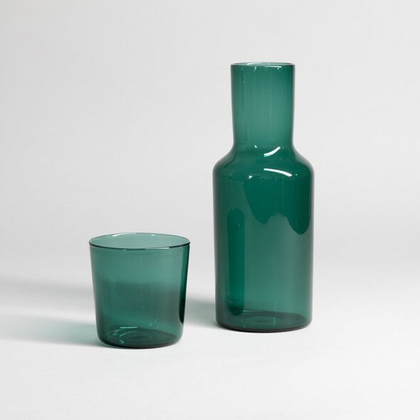 Hario - Colors Night Carafe - Καράφα 600ml με ποτήρι 280ml πράσινη