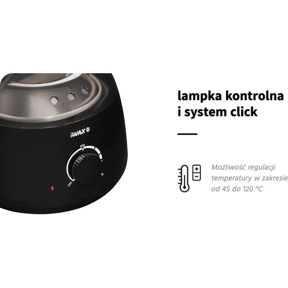 Activeshop Podgrzewacz wosku iWAX 100 czarny