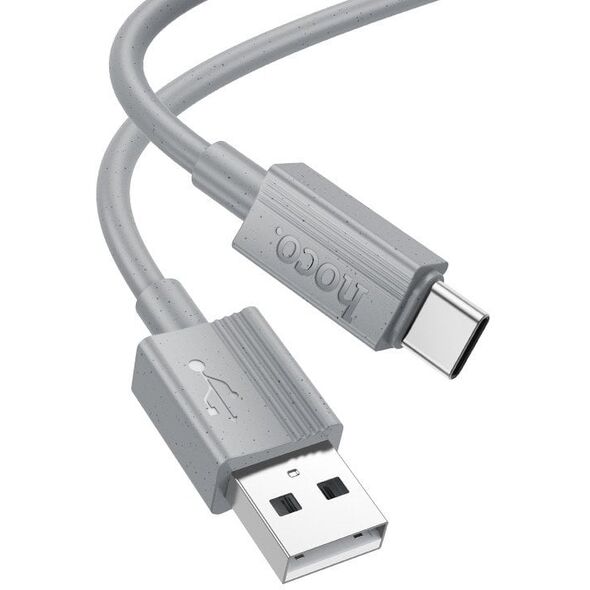 Καλώδιο USB A σε USB C HOCO 3A 1 m X107 γκρι