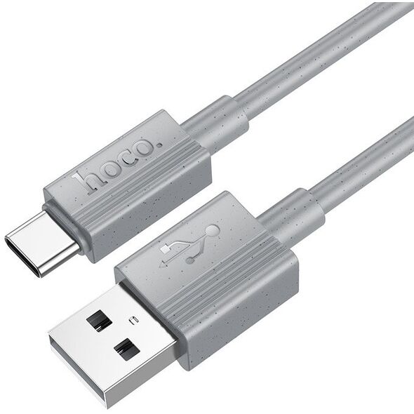 Καλώδιο USB A σε USB C HOCO 3A 1 m X107 γκρι