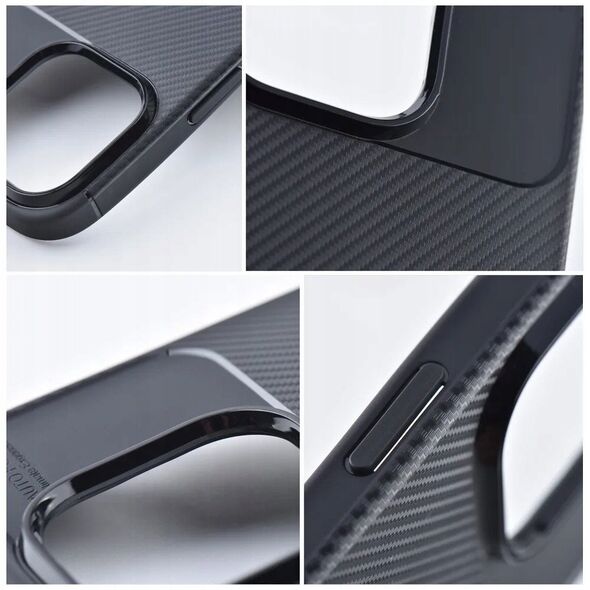 Θήκη CARBON PREMIUM για IPHONE 16e (SE 4 2025) μαύρο