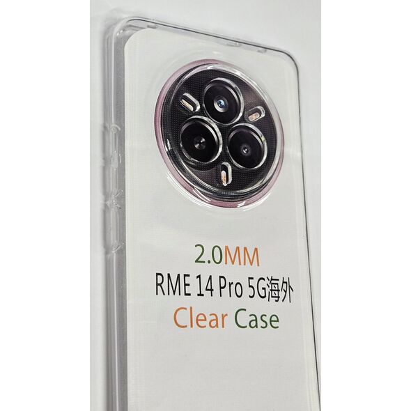 Θήκη CLEAR CASE 2 mm για REALME 14 PRO (προστασία κάμερας) διάφανη