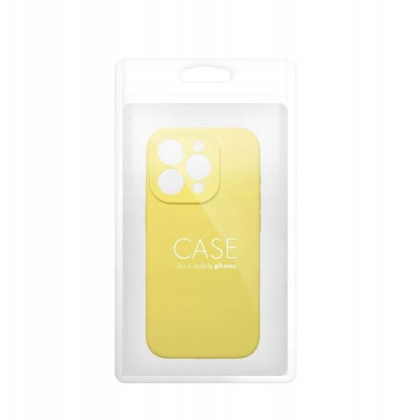 Θήκη SILICONE 2mm για IPHONE 16e (SE 4 2025) κίτρινο