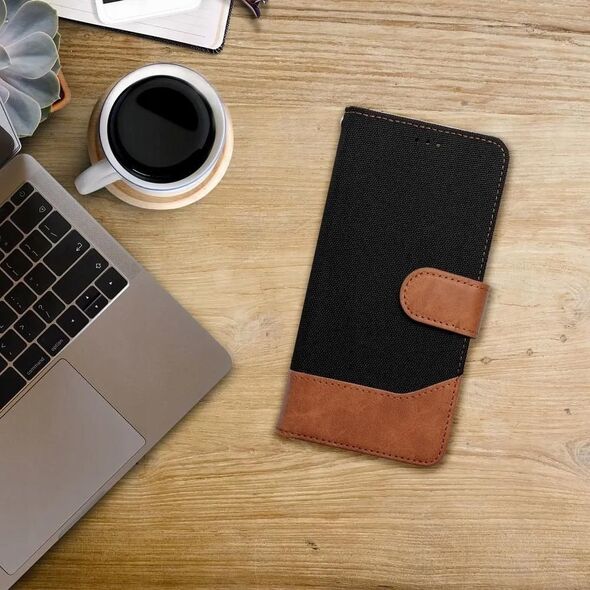 Θήκη Βιβλίου JEANS για το XIAOMI Redmi Note 14 PRO 4G μαύρο