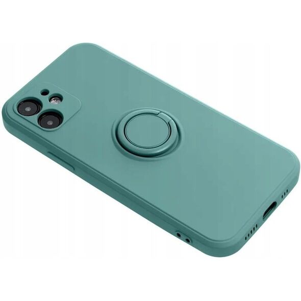 Θήκη SILICONE RING για XIAOMI Redmi Note 14 4G (GLOBAL - 164,84mm x 78,15mm x 8,16mm) πράσινο