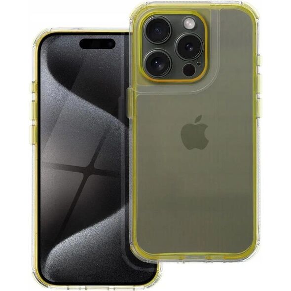 Θήκη MATRIX CLEAR για IPHONE 16e (SE 4 2025) κίτρινο