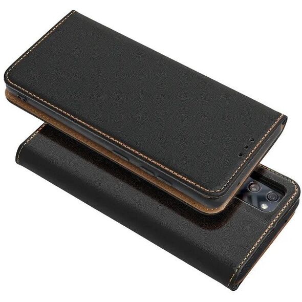 Θήκη SMART PRO Book skórzana για XIAOMI Redmi Note 14 4G (GLOBAL - 164,84mm x 78,15mm x 8,16mm) μαύρο